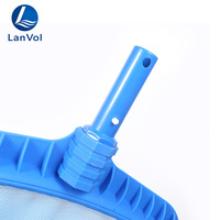 LanVol Tragbarer Hochleistungs-PE-Netz-Pool-Laubkescher zur Reinigung von Laub und Schmutz Premium-Qualität Schwimmbad-Reiniger