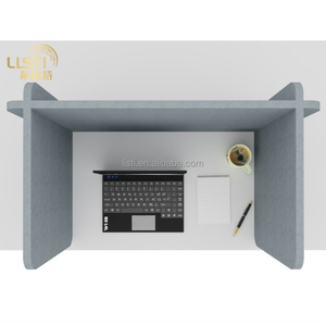 Cloisons de table pliables et flexibles, faciles à installer, panneaux en feutre de 9 mm, gris foncé, écran de confidentialité, panneaux pliables, séparateurs de bureau mobiles - Product Image 2
