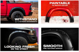 Pour Ram 1500 <span class=keywords><strong>DS</strong></span> 2009-2018 Accessoires Garde-boue de style poche avec ajustement parfait - Product Image 3