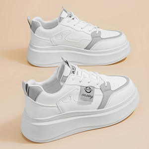 Zapatos Deportivos Transpirables Blancos para Mujer, Zapatos de Plataforma a la Moda para Caminar en Verano, Zapatos Casuales Versátiles para Primavera, Nuevos Estilos - Product Image 4