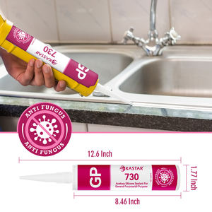 Porte <span class=keywords><strong>de</strong></span> <span class=keywords><strong>douche</strong></span> blanche en verre acétique Acétoxy clear Gp Acetate 100% Silicone Sealant - Product Image 5