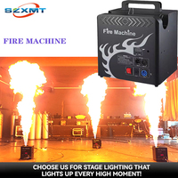 Machine à flamme de feu à trois têtes Dmx DMX512 Control Outdoor DJ Party Stage Fire Machine