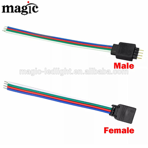 Cắm nam nữ 4pin cáp RGB <span class=keywords><strong>LED</strong></span> <span class=keywords><strong>Strip</strong></span> kết nối - Product Image 3