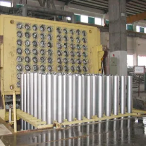 50-600Mm Aluminium Tembaga Perunggu Bar Batang Terus-menerus Casting Hot Chamber Die Casting Machine