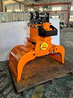 Grappin hydraulique robuste SLN pour excavatrice, en acier au carbone renforcé, pour travaux de construction et de recyclage des déchets de 3 à 30 tonnes