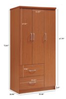 Ensemble lit King Size moderne de luxe et garde-robe classique Nouveau produit pour chambre à coucher ou hôtel Walk-in Closet
