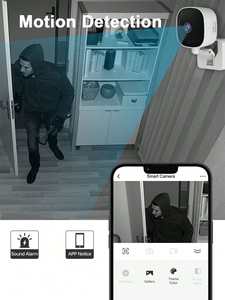 Caméra vidéo <span class=keywords><strong>K7</strong></span> WiFi avec zoom optique 10x-20x, alarme nocturne et sirène, stockage en nuage SD, détection de mouvement - Product Image 5