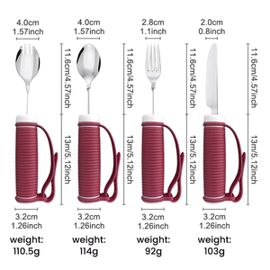 Kit de Ayudas para la Vida Diaria de Personas Mayores, Utensilios Adaptados, Tazón con Succión, Plato Dividido, Ayuda para Calzar Calcetines, Pinza, Set de Cuidado en el Hogar - Product Image 2