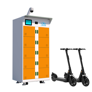 Trạm hoán đổi pin 10 khe BMS bằng thao tác thuận tiện để sử <span class=keywords><strong>d</strong></span>ụng ngoài trời với tán mư<span class=keywords><strong>a</strong></span> và máy ảnh - Product Image 1