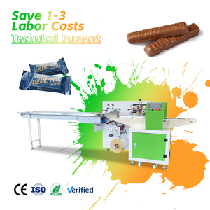 เครื่องห่อแบบไหลแนวนอนอัตโนมัติสำหรับช็อกโกแลตและขนมขบเคี้ยว – การจัดการอย่างอ่อนโยน, การปิดผนึกแน่น, เครื่องบรรจุความเร็วสูง - Product Image 1