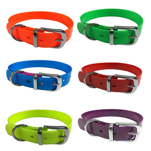 <span class=keywords><strong>Collar</strong></span> de entrenamiento para perros antimoho y sin olores compatible con ODM y OEM, correas recubiertas de TPU impermeables con hebilla de Metal, collares para mascotas a granel - Product Image 5
