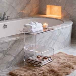 <span class=keywords><strong>Tavolino</strong></span> da Caffè in Acrilico Trasparente, Comodino Personalizzato per Cameretta Bambini, Portariviste per Bagno, Arredamento Casa - Product Image 6