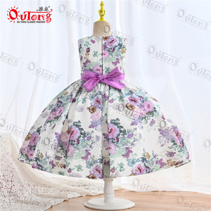Yoliyolei – <span class=keywords><strong>robe</strong></span> Tutu pour fille, vêtement pour enfant, avec nœud, pour anniversaire, 2023 - Product Image 4