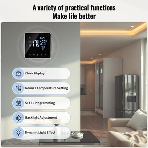 आधुनिक डिजिटल थर्मोस्टेट रूम फ्लोर हीटिंग प्रोग्रामर स्मार्ट तापमान - Product Image 6