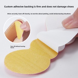 Autocollant de talon <span class=keywords><strong>anti</strong></span>-chute et <span class=keywords><strong>anti</strong></span>-usure en forme d'aile pour chaussures femme, demi-semelle et ajustement taille plus - Product Image 3
