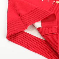 Odm personnalisé enfants pull tricoté Baseball nouveau-né bébé brodé gilet enfants vêtements tricotés