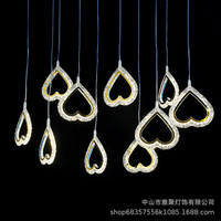 Accessoires de mariage, guirlandes lumineuses en acrylique à 10 têtes en forme de lune, décoration de mariage romantique créative pour parc, lampes décoratives, vente en gros
