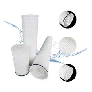 Cartouche filtrante plissée à haut débit, fabriquée avec des matériaux de qualité supérieure, à prix abordables - Product Image 1