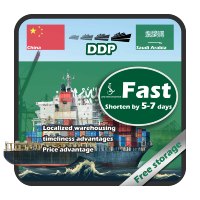 Transporte de Carga Grande DDP de China a Riad, Línea de Transporte Dedicada para Materiales de Construcción/Piezas de Automóviles/Artículos de Primera Necesidad