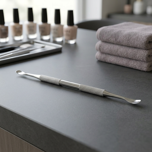 Pousse-cuticules double embout en acier inoxydable ASAP, réutilisable, pour manucure, double tête, nettoyeur d'ongles, écologique - Product Image 3