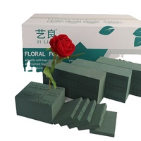 Mousse florale YILIANG, mousse florale de haute qualité en platine, bonne pâte florale avec un pH de 7,0. Vente directe d'usine