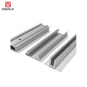 Gorden fleksibel profesional kotak aluminium profil Hollow Square aluminium Aloi