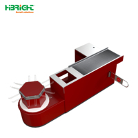 Comptoir de service pour fournisseur commercial direct en panneau de fibres haute densité (HDF) avec double tiroir verrouillable, intégration pour achats rapides