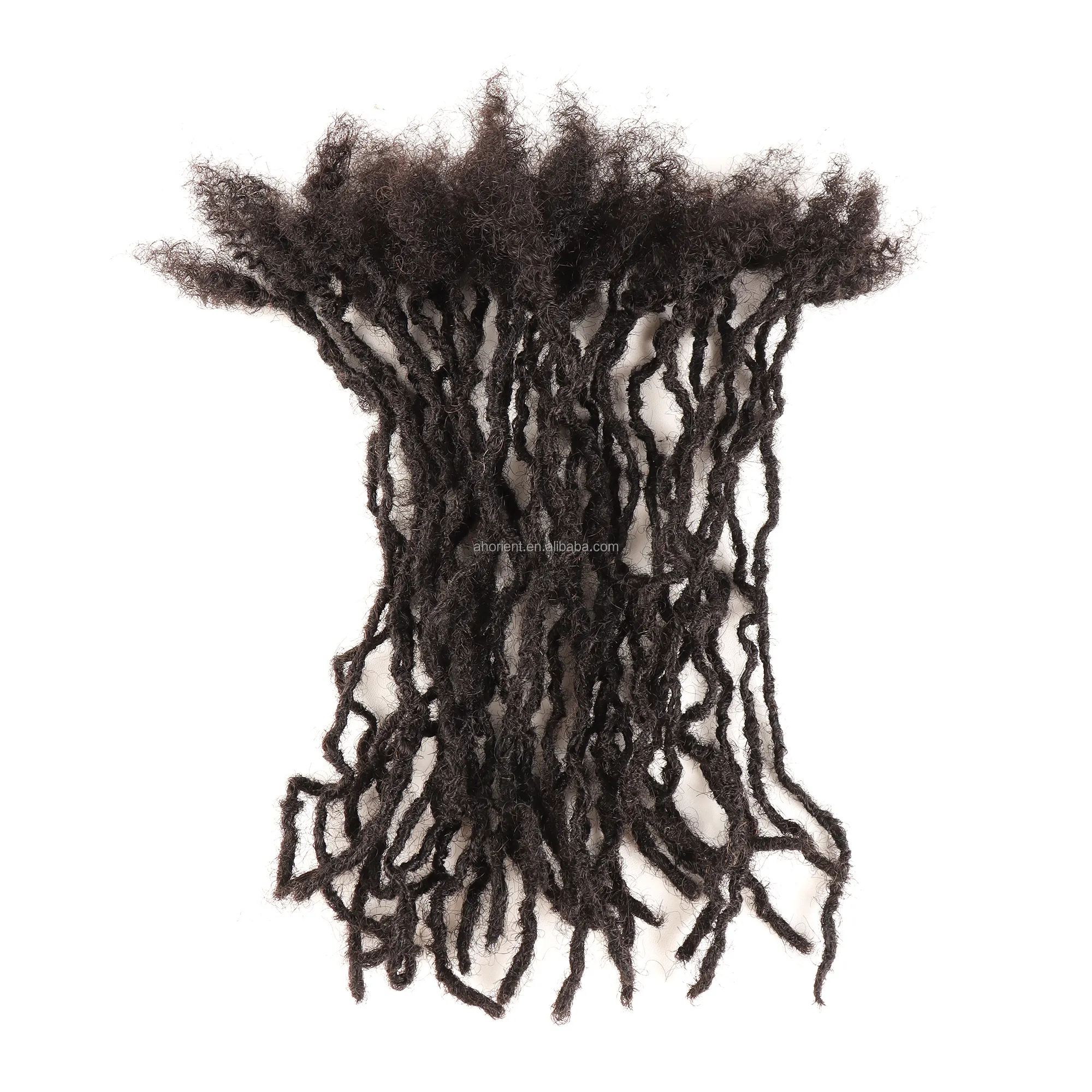 オリエントナチュラルレミーヘアロック0.2-0.3cmインドの髪織りかぎ針編みシスターロック編組用