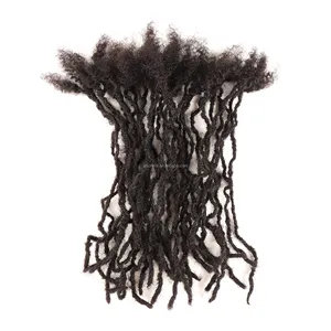 Orient Natural Remy Hair Locks 0.2-0.3cm Indian Hair Weaving Crochet Sister Locks for Braiding