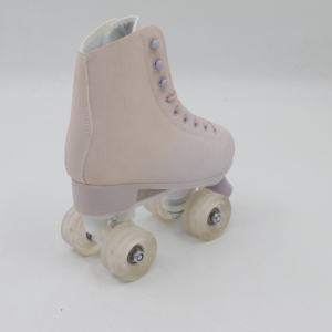 Patins à roulettes Quad extérieurs pour femmes et filles de haute qualité avec roue en cuir synthétique synthétique et patins à roulettes clignotants en PVC - Product Image 6