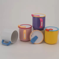 Vente en gros de tasses en émail rétro vintage, souvenirs en métal, tasses à café en émail imprimées sur mesure, colorées, pour le camping en plein air