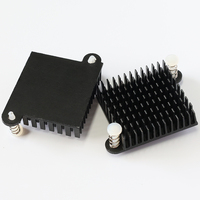 Disipador de Calor Tipo Puente Norte-Sur 35*35*10 con 48 Orificios Diagonales y Orejas Adhesivas para Fijar el Disipador de Calor del Chip de la Placa Base