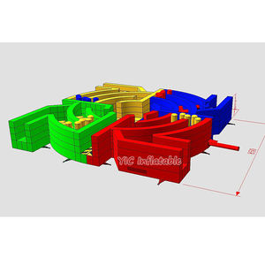 <span class=keywords><strong>Parcours</strong></span> d'obstacles Dizzy X Rodeo ou obstacles gonflables Dizzy Meltdown ou jeux géants gonflables mécaniques Dizzy - Product Image 6