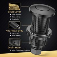 Kit de commutateur d'air de cuisine à double point de réglage LEFOO LF40, accessoires de climatisation à commande de pression pour spa, cuisine, eaux usées