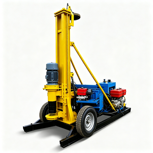 Plateforme de forage de puits d'eau légère et transportable de 150 m pour les déplacements d'ingénierie <span class=keywords><strong>inter</strong></span>-régionales - Product Image 2