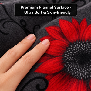 Nouveauté : Ensemble de literie en <span class=keywords><strong>flanelle</strong></span> 3 pièces, doux et moelleux, imprimé fleurs - Product Image 3