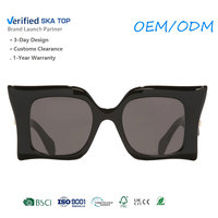 Fabricant de lunettes de soleil de créateur, lunettes carrées en acétate avec logo personnalisé pour événements de mode, lunettes de soleil personnalisées avec logo Viper