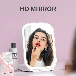 M22 2023 New Ipad Style Travel Touch Sensor Switch Portable Compact Led Makeup Mirror