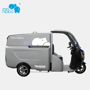 Mini <span class=keywords><strong>Hippo</strong></span> TR480D 2x240L Machine de nettoyage des déchets Nouvelle machine industrielle électrique de collecte et de transport des déchets Tricycle Équipement municipal - Product Image 4
