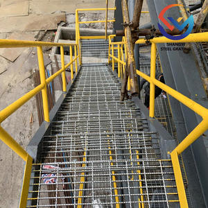 Buitenhuis Gebouw Metalen Traptreden Gelaste Gegalvaniseerde Stalen Traptreden - Product Image 3