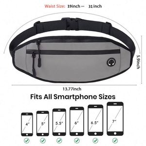 Muestra Gratuita, Riñonera de Moda Personalizada al por Mayor, Riñonera Pequeña, Cinturón de Correr para Mujeres y Hombres - Product Image 2
