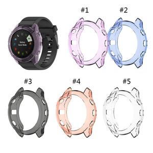 Nouveau Design coque de <span class=keywords><strong>montre</strong></span> transparente TPU pour Garmin Fenix 6X Pro couverture - Product Image 6