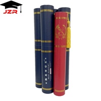 Porte-diplôme de graduation en papier spécial de luxe avec logo personnalisé