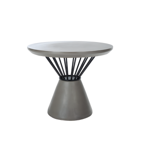 Industrial Style Cement <b>Coffee</b> <b>Table</b> With Metal <b>Legs</b> Modern Round Concrete Accent <b>Table</b> Custom Precast Furniture OEM - Product Image 2