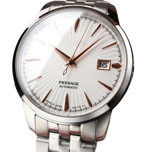Montre mécanique de luxe pour homme avec bracelet en acier inoxydable de 20 mm de largeur, cadran en verre, affichage du calendrier par aiguilles - Product Image 1