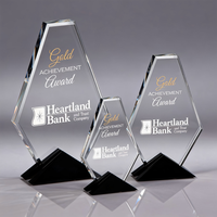 Nouvelle conception de plaque en cristal K9 personnalisée, trophée pour employé exceptionnel, récompense pour compétition sportive