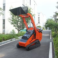 Mini-chargeuse sur pneus diesel 2026 pour machines de construction, moteur Kubota, 100 CV et plus, avec accessoires