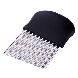 Wavy Stainless Steel Potato Knife Slicer For French Fries And Vegetable Cutting With Serrated Edge Multi Functional Cutter - Product Image 3