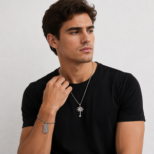 Colgante de Acero Inoxidable para Hombre con Diseños de Mano de Hamsa, Calavera, Menorah, Palmera, Ábaco, Palo de Hockey, para Collares y Pulseras DIY, Venta al por Mayor - Product Image 1