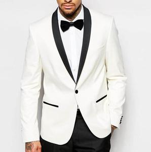 Fancy Suits Wedding <strong>Men</strong> Fitted <strong>White</strong> <strong>Blazer</strong> - Product Image 2